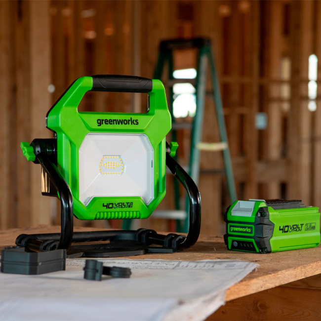 LED-прожектор Greenworks G40WLH 40V аккумуляторный