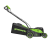 Газонокосилка Greenworks GD24X2LM361 24V аккумуляторная