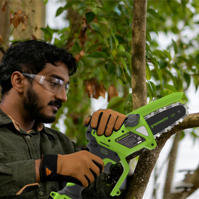 Мини-пила цепная Greenworks CS2410A 24V аккумуляторная