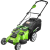 Газонокосилка Greenworks TwinForce G40LM49DB 40V аккумуляторная