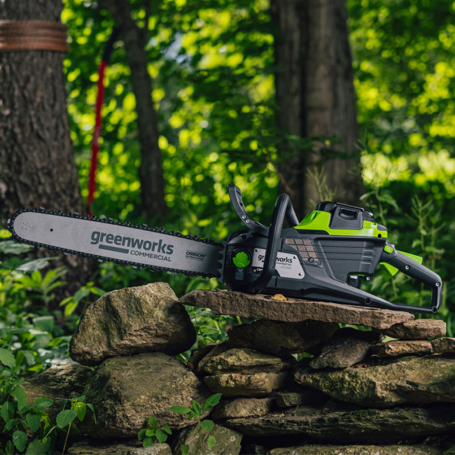 Пила цепная Greenworks OCS500 82V аккумуляторная