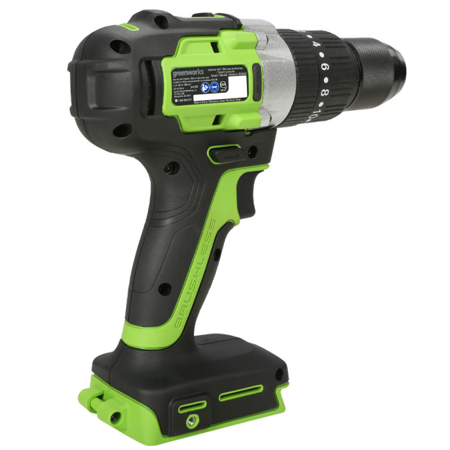 Дрель-шуруповерт ударная Greenworks GD24DD60 24V аккумуляторная