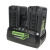 Зарядное устройство Greenworks G60DC10 60V для двух аккумуляторов Зарядное устройство Greenworks G60DC10 60V для двух аккумуляторов