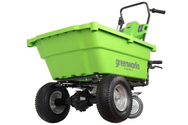 Тележка садовая самоходная Greenworks G40GC 40V аккумуляторная 