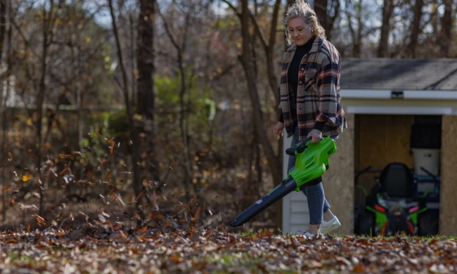 Воздуходувка-пылесос Greenworks GD60BVII 60V аккумуляторная