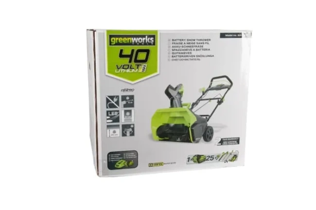 Снегоуборщик Greenworks GD40ST 40V аккумуляторный 