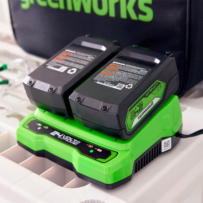 Зарядное устройство Greenworks G24X2UC2 24V для 2-х аккумуляторов
