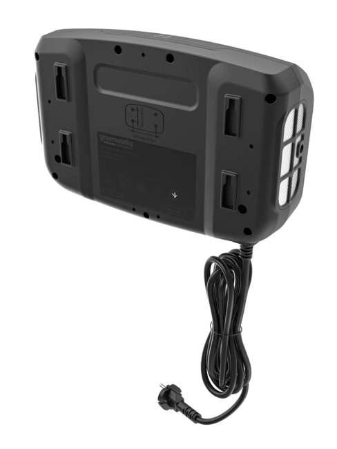 Ультрабыстрое двухпортовое зарядное устройство Greenworks CHD1300