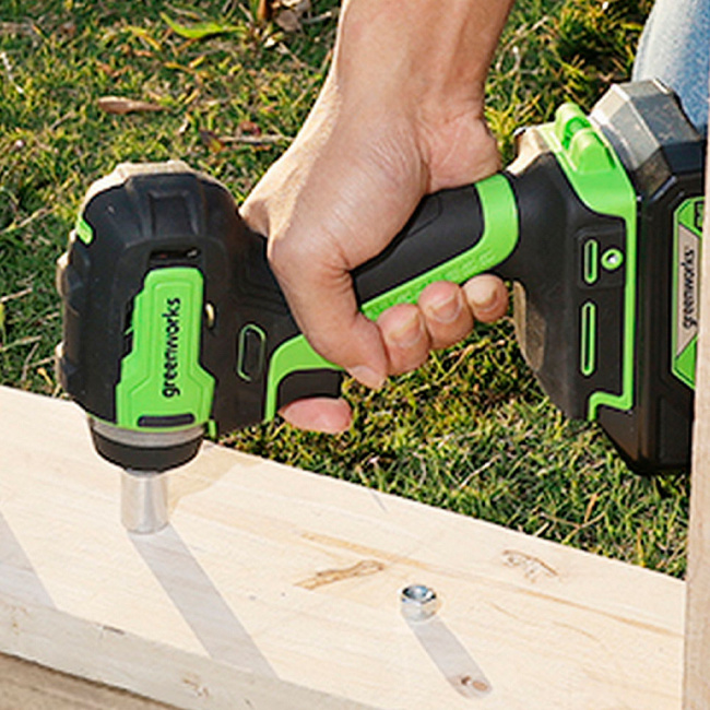 Гайковерт ударный Greenworks G24IW200 24V аккумуляторный 
