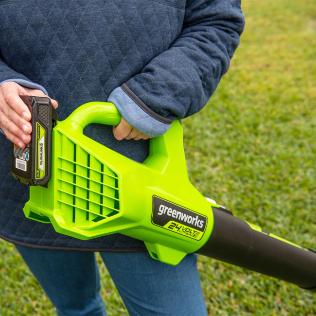 Воздуходувка Greenworks G24AB 24V аккумуляторная