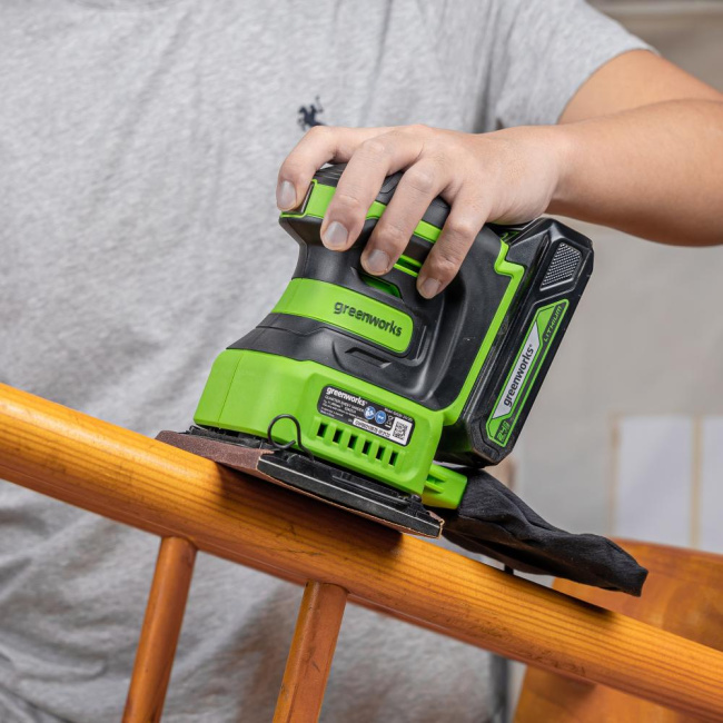 Шлифовальная машина плоская Greenworks G24SS14 24V аккумуляторная