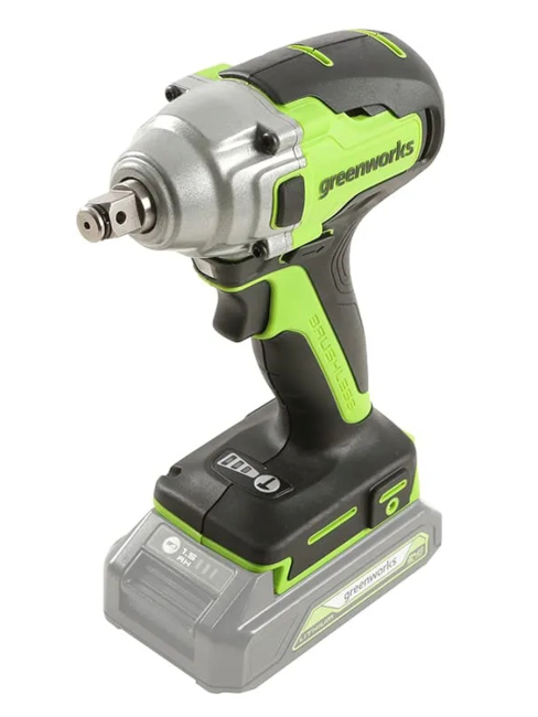 Гайковерт ударный Greenworks GD24IW400 24V аккумуляторный 