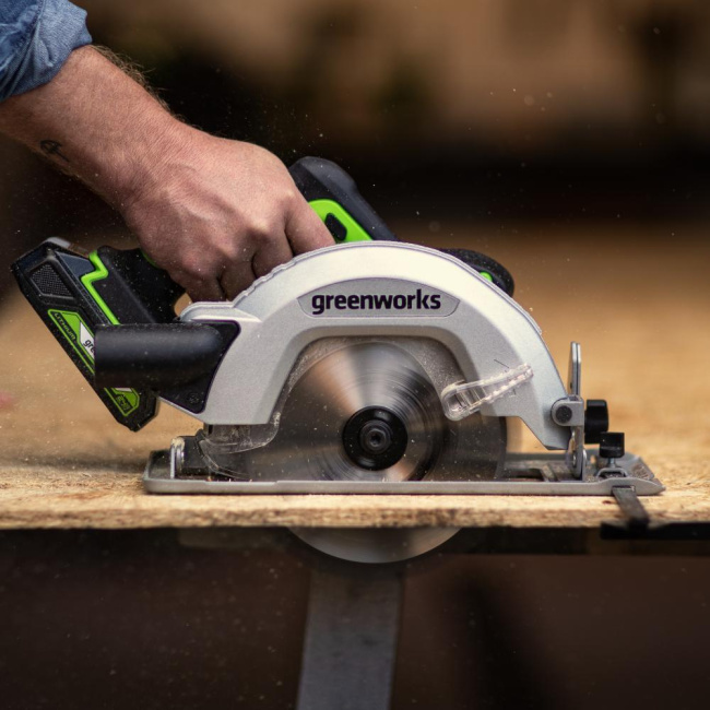 Пила циркулярная Greenworks GD24CS 24V аккумуляторная