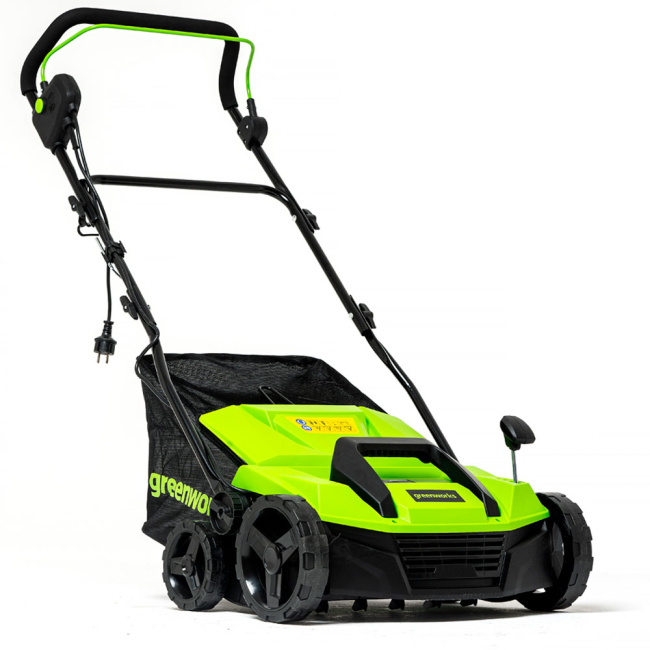Аэратор-скарификатор Greenworks GDT15 электрический