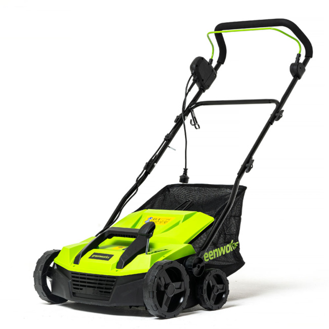 Аэратор-скарификатор Greenworks GDT15 электрический