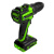 Дрель-шуруповерт Greenworks DD345 24V аккумуляторная 