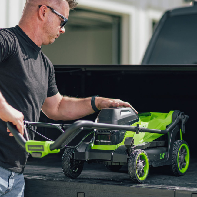Газонокосилка Greenworks GD24X2LM361 24V аккумуляторная
