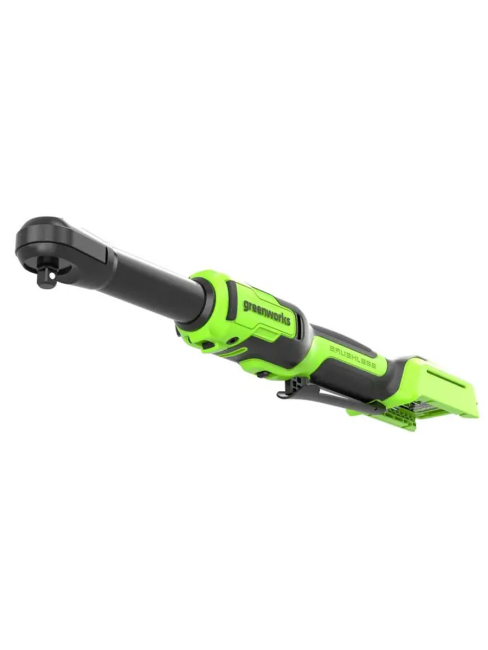 Гайковерт-трещотка удлиненная Greenworks GD24RWX 24V аккумуляторная