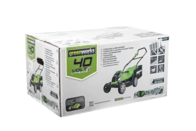 Газонокосилка Greenworks G40LM35 40V аккумуляторная 