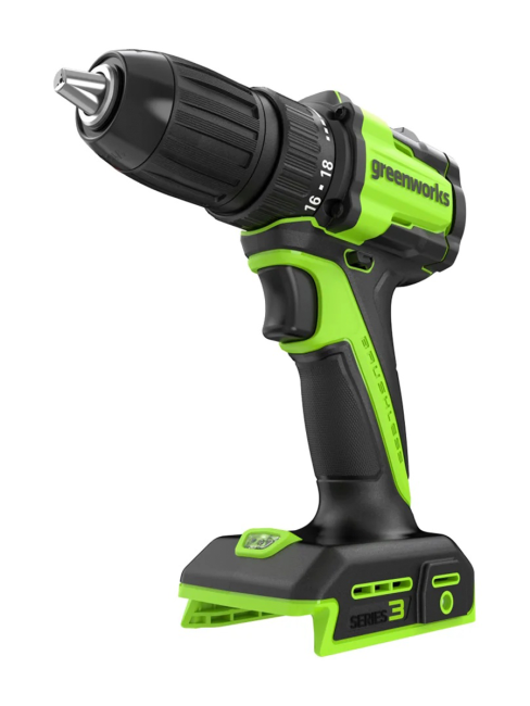 Дрель-шуруповерт Greenworks DD345 24V аккумуляторная 