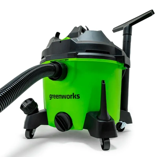 Пылесос строительный Greenworks G120WDV электрический