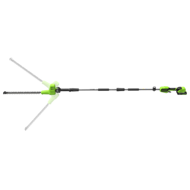 Кусторез штанговый Greenworks G24PH511 24V аккумуляторный 
