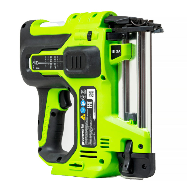 Нейлер Greenworks GD24BN 24V аккумуляторный 