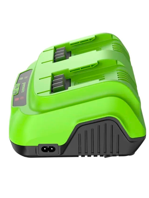 Ультрабыстрое двойное зарядное устройство Greenworks G24X2C8