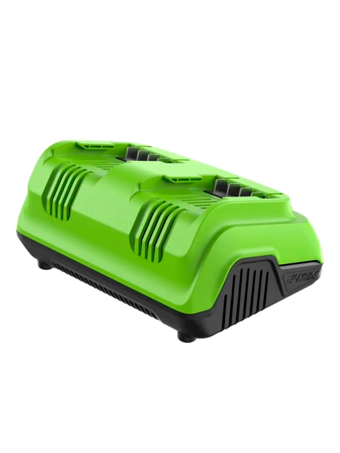 Ультрабыстрое двойное зарядное устройство Greenworks G24X2C8