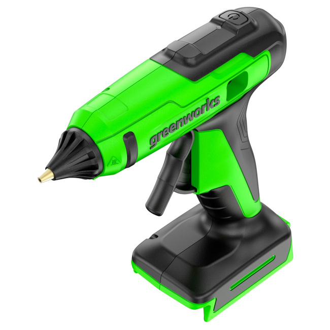Пистолет клеевой Greenworks G24GLG 24V аккумуляторный 