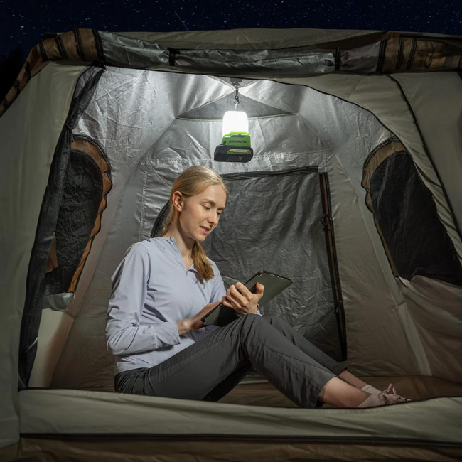 Фонарь Greenworks G24LA500 24V аккумуляторный 