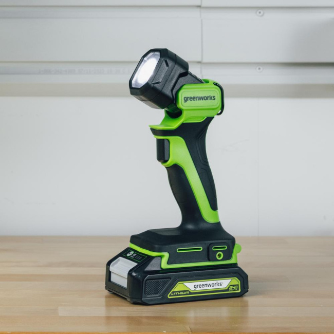 Фонарь Greenworks G24SL200 24V аккумуляторный 