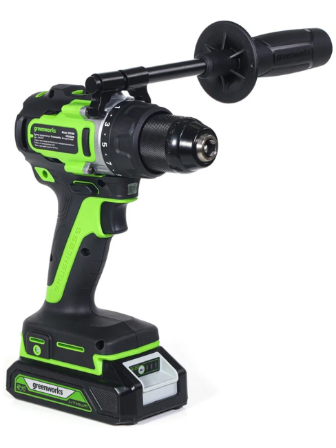 Дрель-шуруповерт Greenworks GD24DD90 24V аккумуляторная
