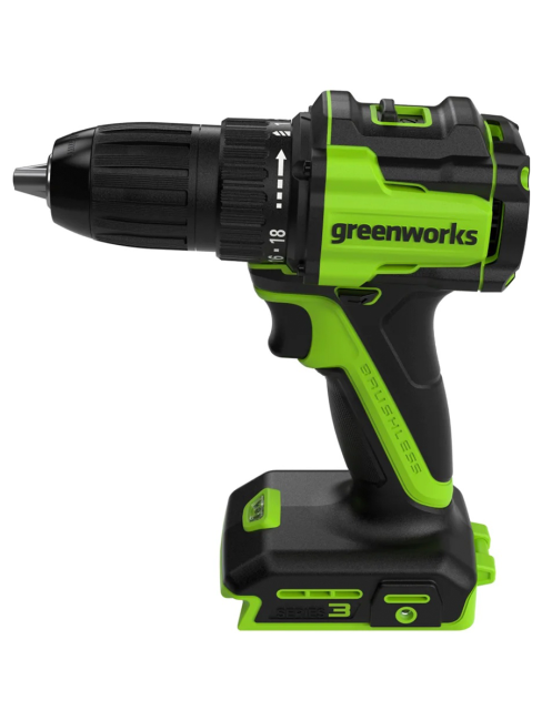 Дрель-шуруповерт Greenworks DD345 24V аккумуляторная 