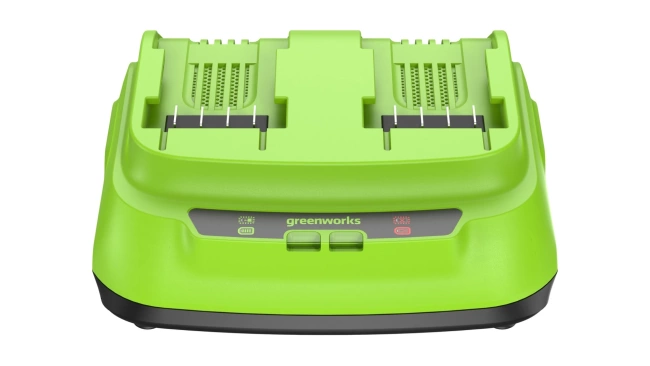 Ультрабыстрое двойное зарядное устройство Greenworks G24X2C8