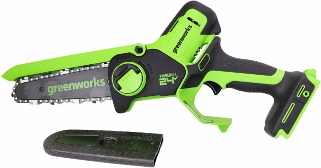 Мини-пила цепная Greenworks GD24CSMNX 24V аккумуляторная
