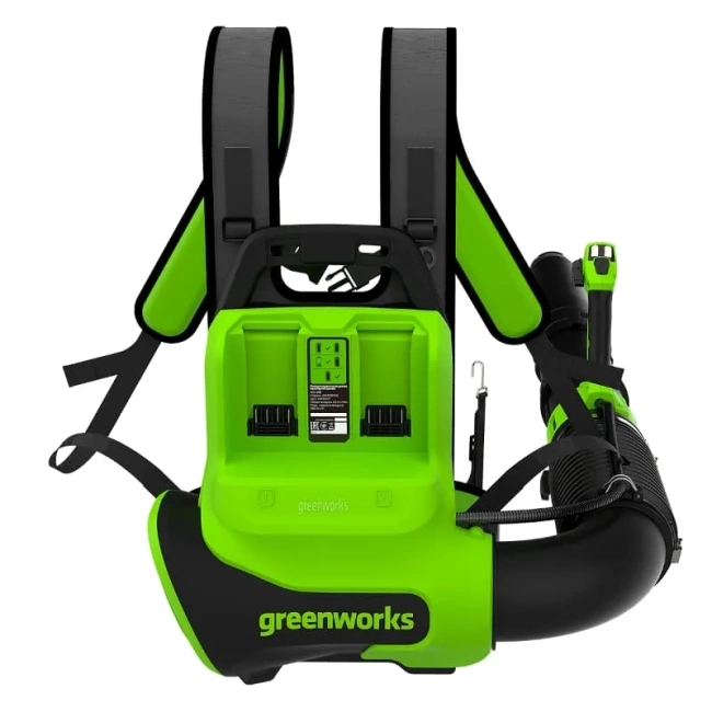 Воздуходувка ранцевая Greenworks GD40BPG2 40V аккумуляторная