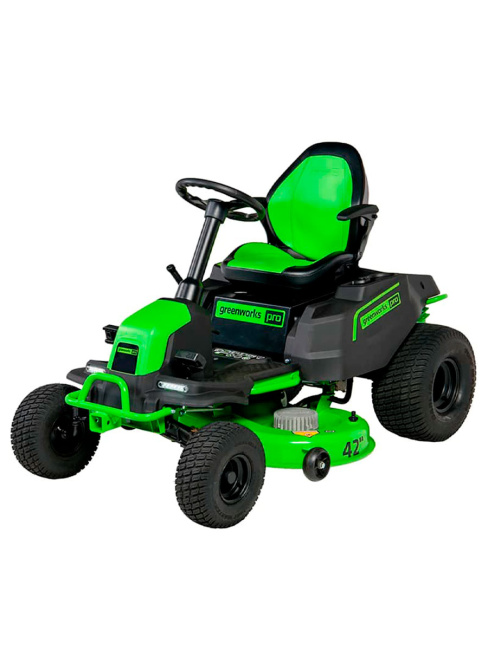 Трактор садовый бесщёточный Greenworks GC82LT107 82V аккумуляторный 