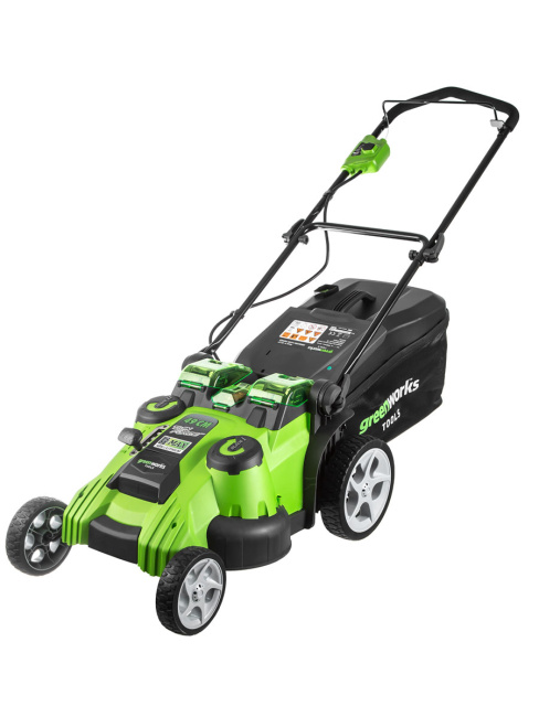 Газонокосилка Greenworks TwinForce G40LM49DB 40V аккумуляторная