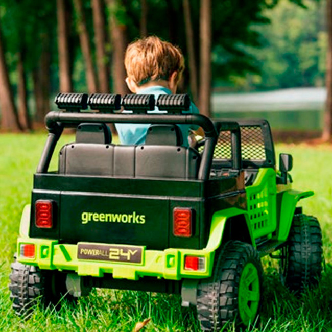 Детский автомобиль Greenworks 24V KC31 аккумуляторный