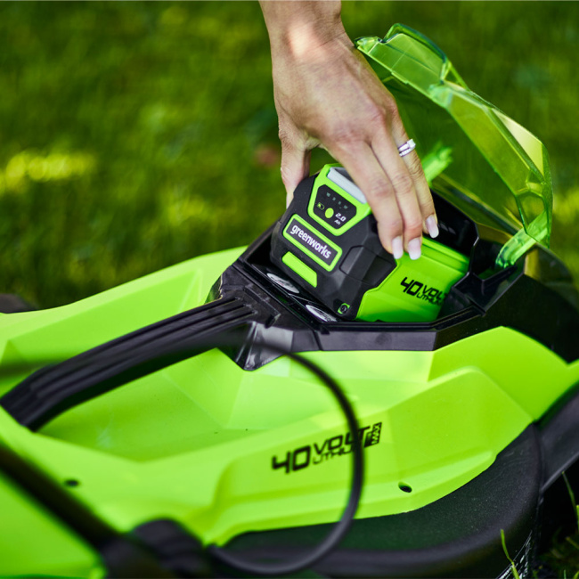 Газонокосилка Greenworks G40LM35 40V аккумуляторная 