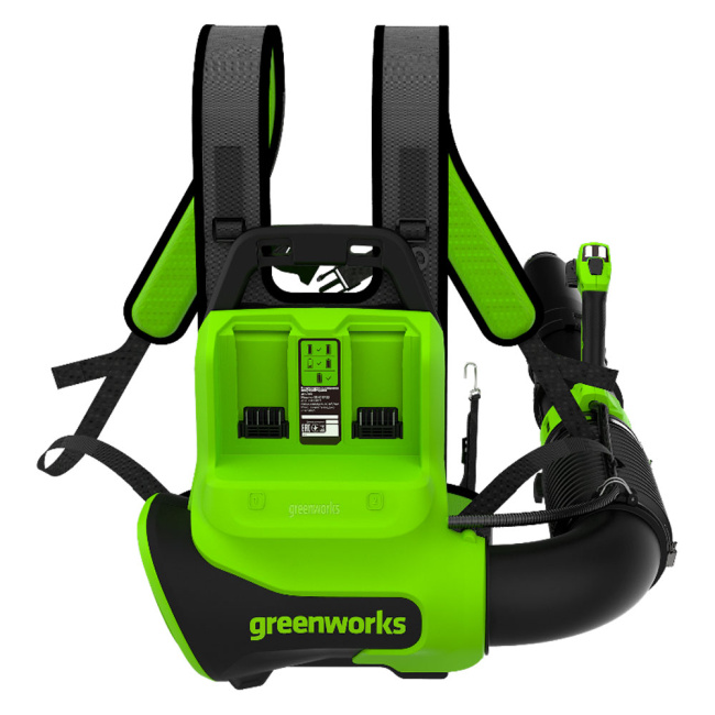 Воздуходувка ранцевая Greenworks GD40BPG2 40V аккумуляторная