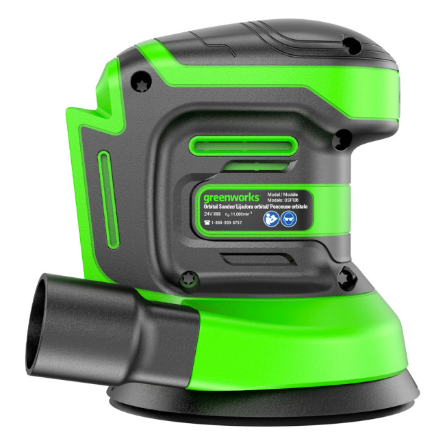 Шлифовальная машина эксцентриковая Greenworks OS325 24V аккумуляторная 
