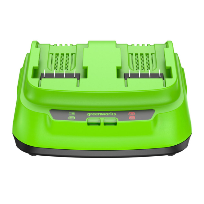 Ультрабыстрое двойное зарядное устройство Greenworks G24X2C8 24V