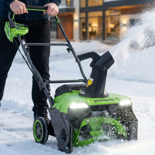 Снегоуборщик Greenworks GD40STX2 40V аккумуляторный 
