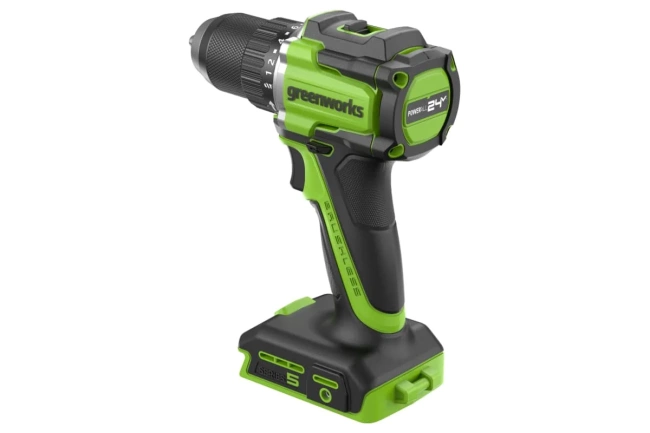 Дрель-шуруповерт Greenworks DD560, 24V аккумуляторная