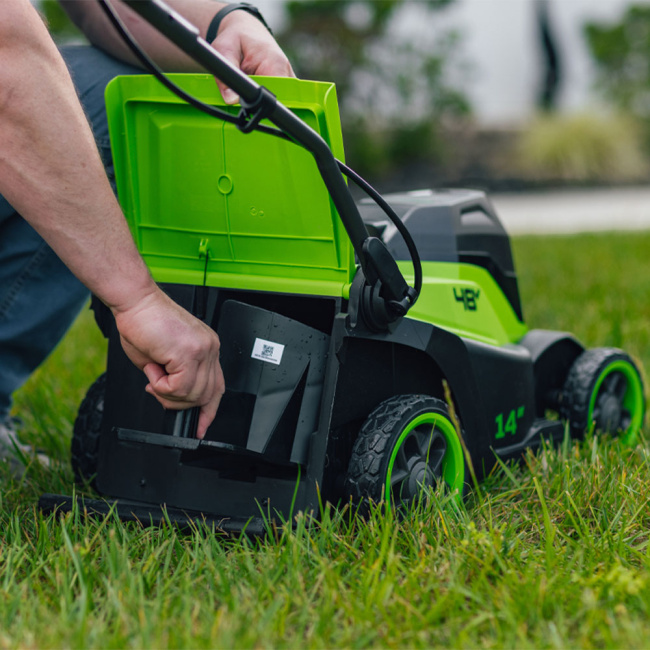 Газонокосилка Greenworks GD24X2LM361 24V аккумуляторная