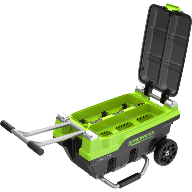 Зарядное устройство для 6 аккумуляторов Greenworks G82CT6 82V