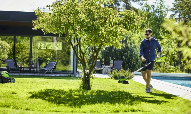 Триммер Greenworks G40LT30 40V аккумуляторный 