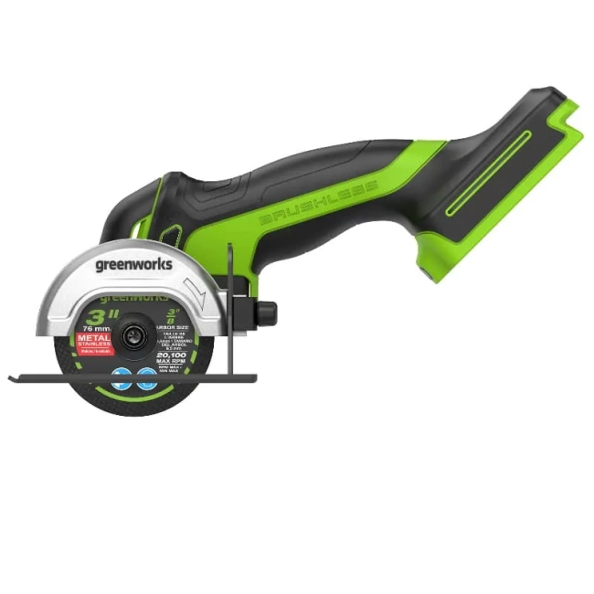 Машина углошлифовальная Greenworks GD24UCS 24V аккумуляторная